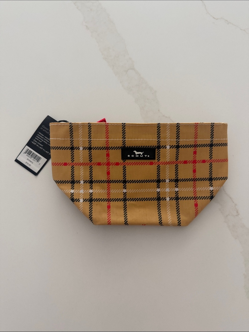 NWT Scout Crown Jewels Makeup Bag - Brrrberry print